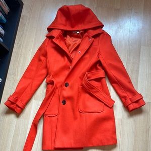 Orange banana republic coat